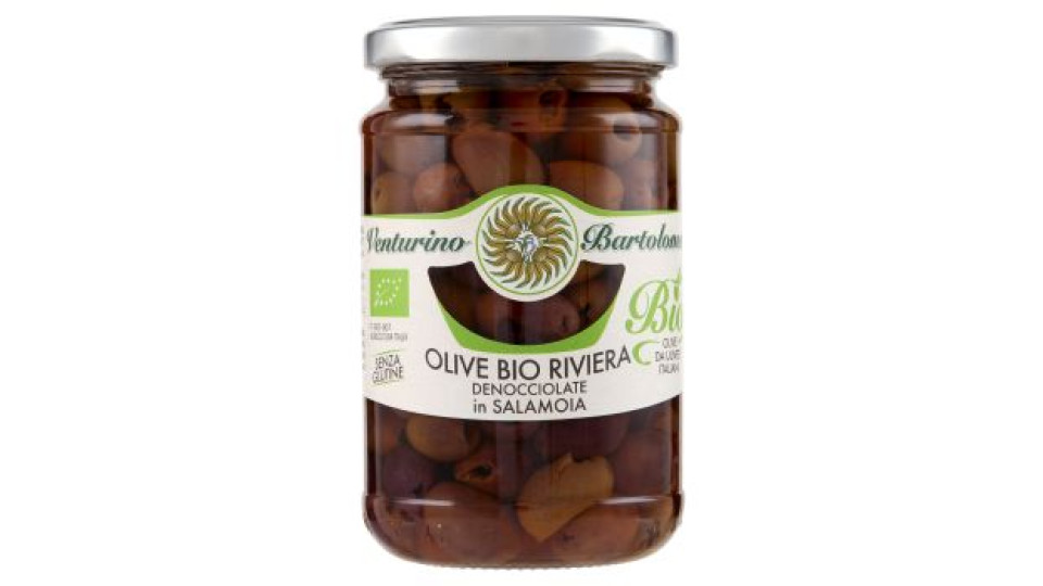 Venturino Bartolomeo Bio Olive Bio Riviera Denocciolate in Salamoia 290 g