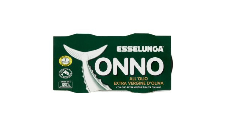 Esselunga Tonno all'olio extra vergine d'oliva 2 x 160 g