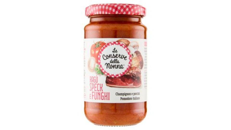 Le Conserve della Nonna Ragù speck e funghi 190 g