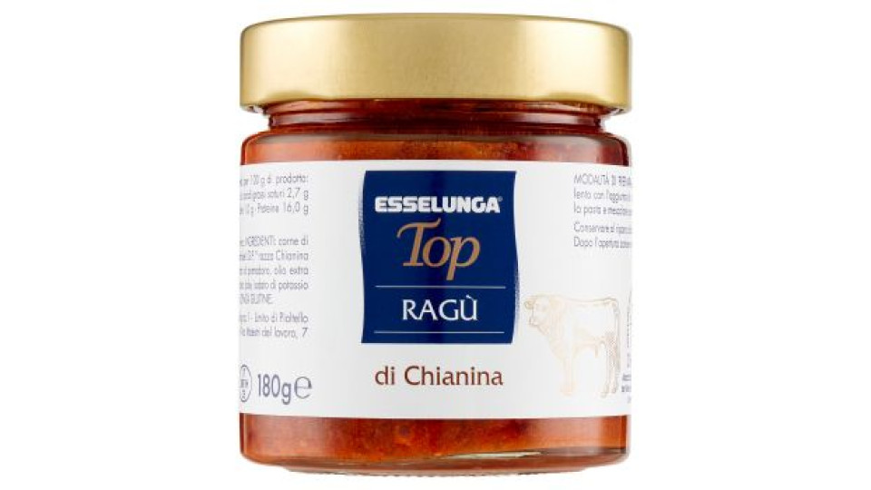 Esselunga Top Ragù di chianina 180 g