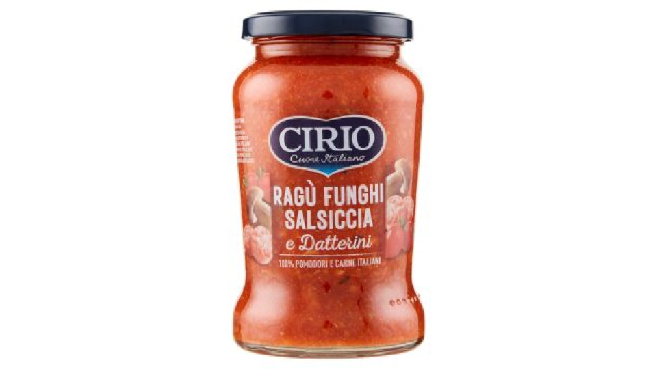 Cirio Ragù Funghi Salsiccia e Datterini 350 g