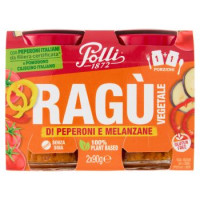 Polli Ragù Vegetale di Peperoni e Melanzane 2 x 90 g