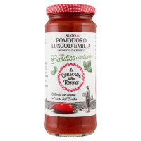 Le Conserve della Nonna Sugo di Pomodoro Lungo d'Emilia con Basilico italiano 330 g