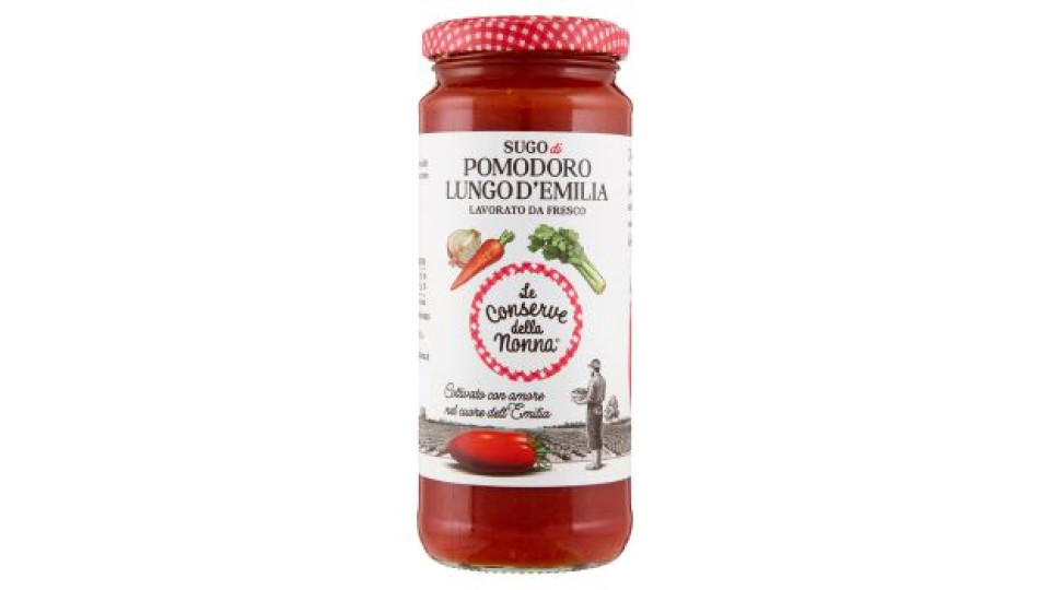 Le Conserve della Nonna Sugo di Pomodoro Lungo d'Emilia 330 g