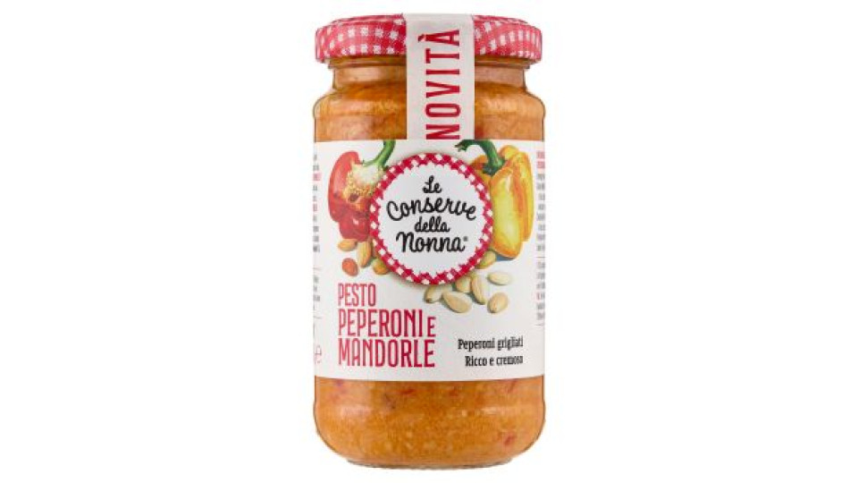 Le Conserve della Nonna Pesto Peperoni e Mandorle 190 g