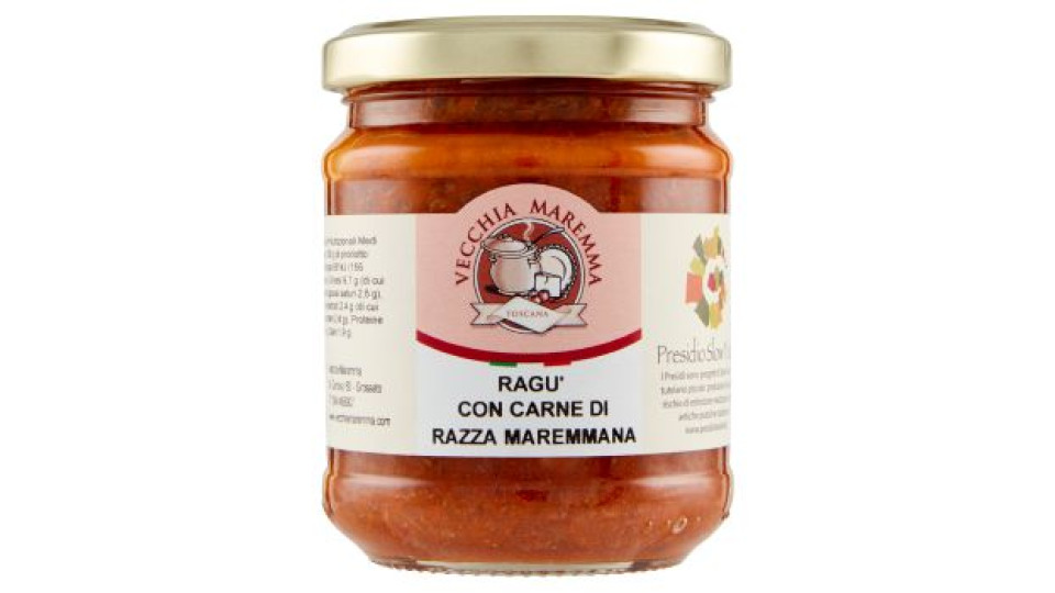 Vecchia Maremma Ragù con Carne di Razza Maremmana 180 g