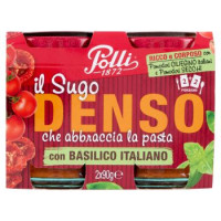 Polli il Sugo Denso che abbraccia la pasta con Basilico Italiano 2 x 90 g