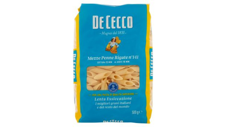 De Cecco Mezze Penne Rigate n°141 500 g