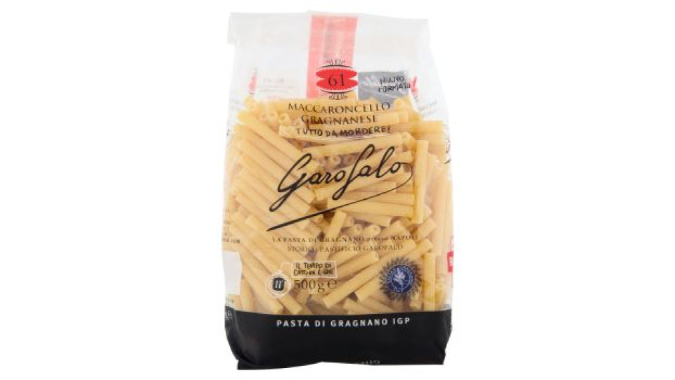 Garofalo Maccaroncello Gragnanese 61 Pasta di Gragnano IGP 500 g
