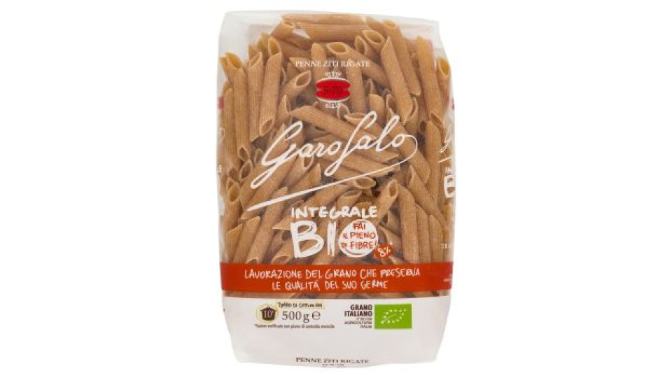 Garofalo Integrale Bio Penne Ziti Rigate 5-70 500 g