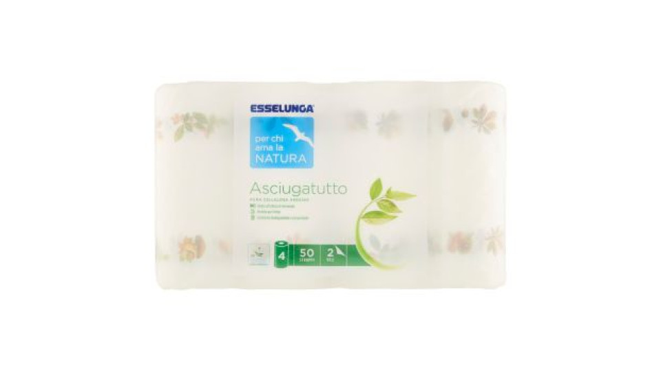 Esselunga Per chi ama la natura Asciugatutto 4 pz
