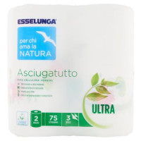 Esselunga Per chi ama la natura Asciugatutto ultra 2 pz