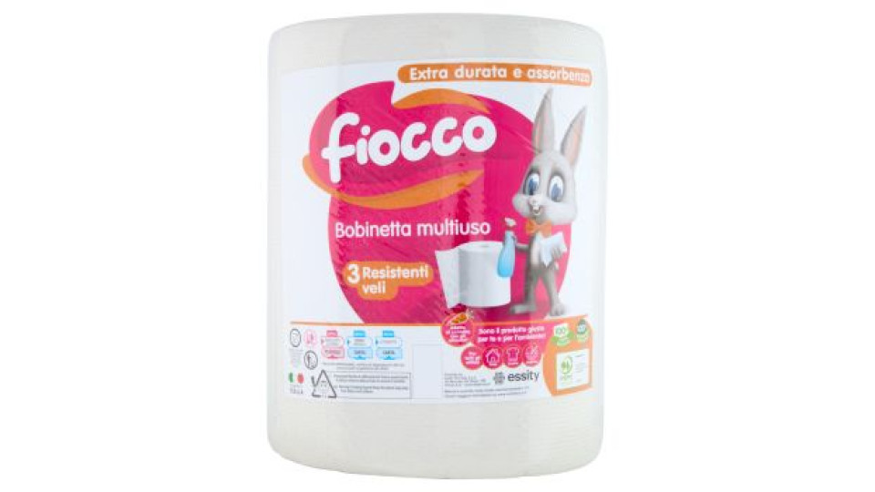 Fiocco Bobinetta multiuso Extra durata e assorbenza