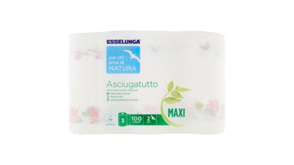 Esselunga Per chi ama la natura Asciugatutto maxi 3 pz