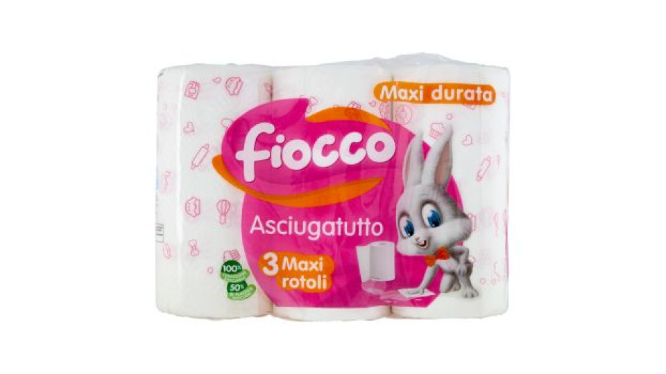 Fiocco Asciugatutto Maxi durata 3 pz
