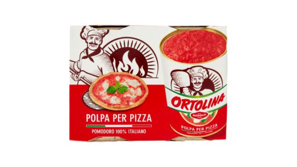 Ortolina Polpa per Pizza 2 x 400 g