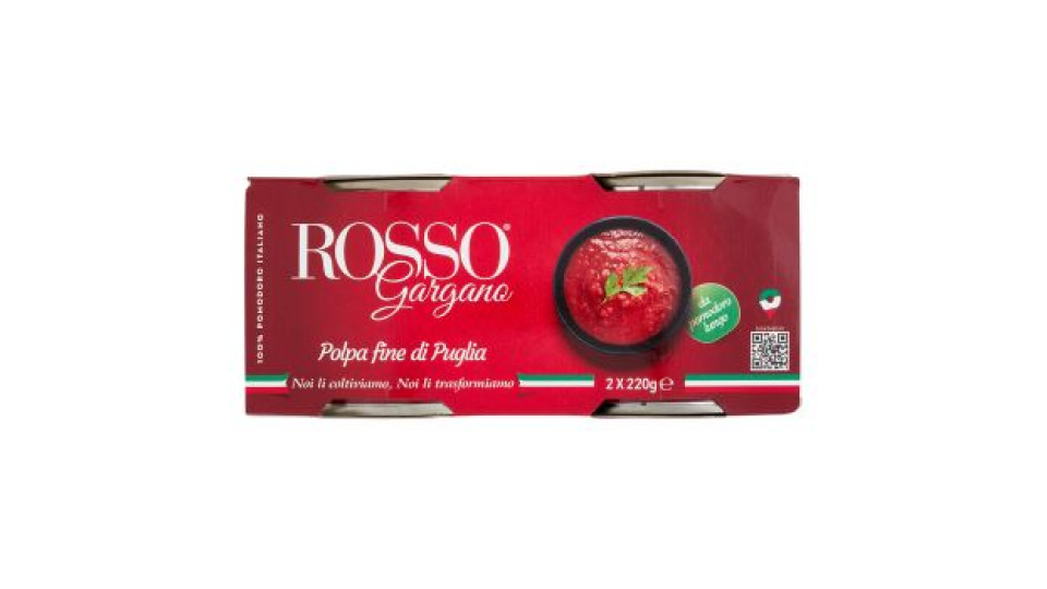 Rosso Gargano Polpa fine di Puglia 2 x 220 g
