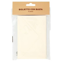 Biglietto con Busta 10 pz