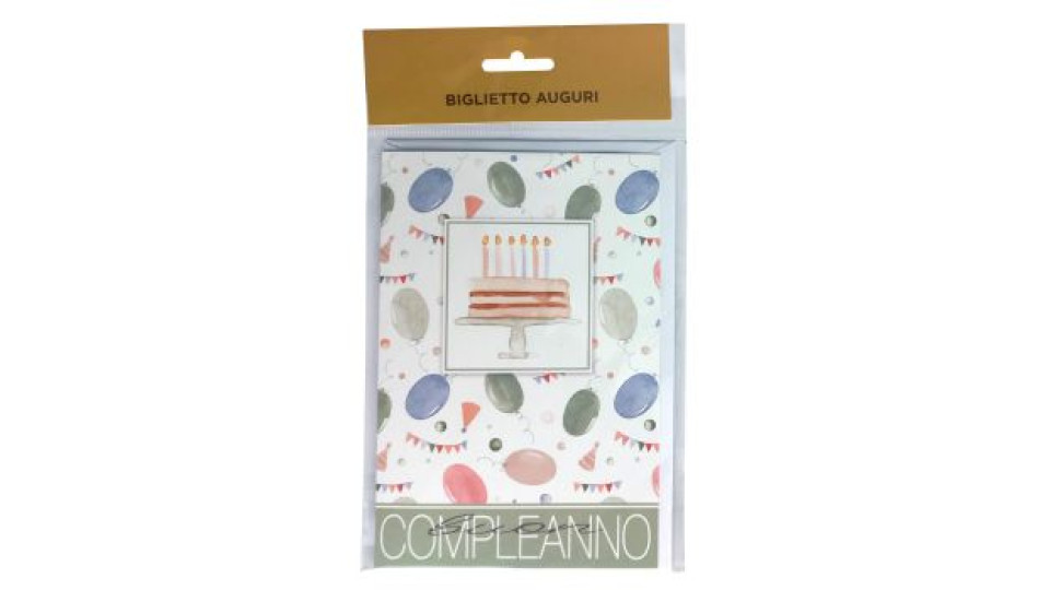 Biglietto Auguri let's Party