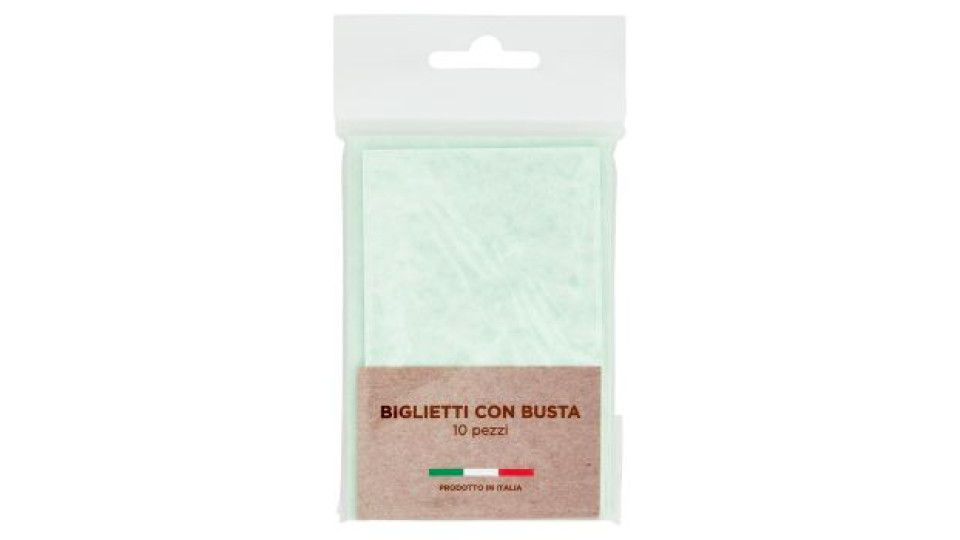 Biglietti con Busta 10 pz