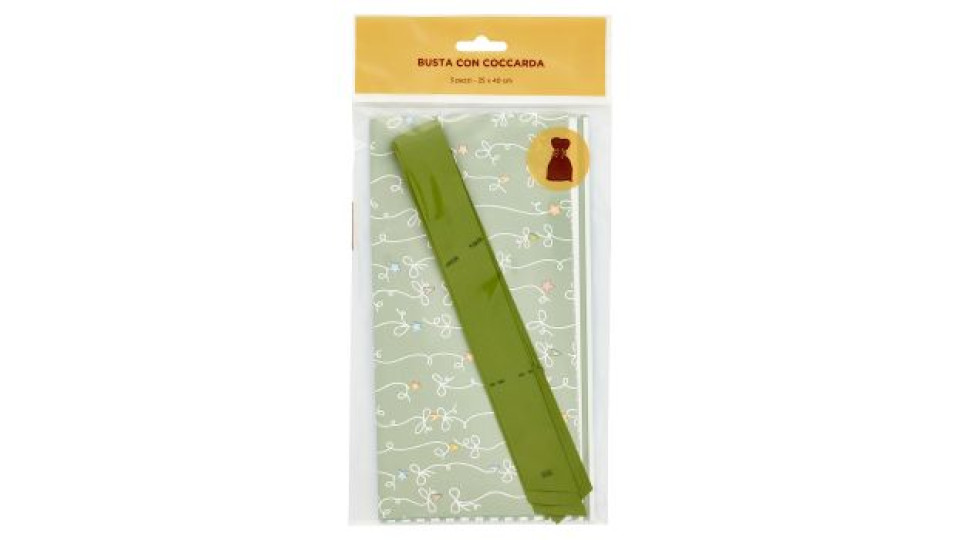 Busta con Coccarda 25 x 40 cm 3 pz