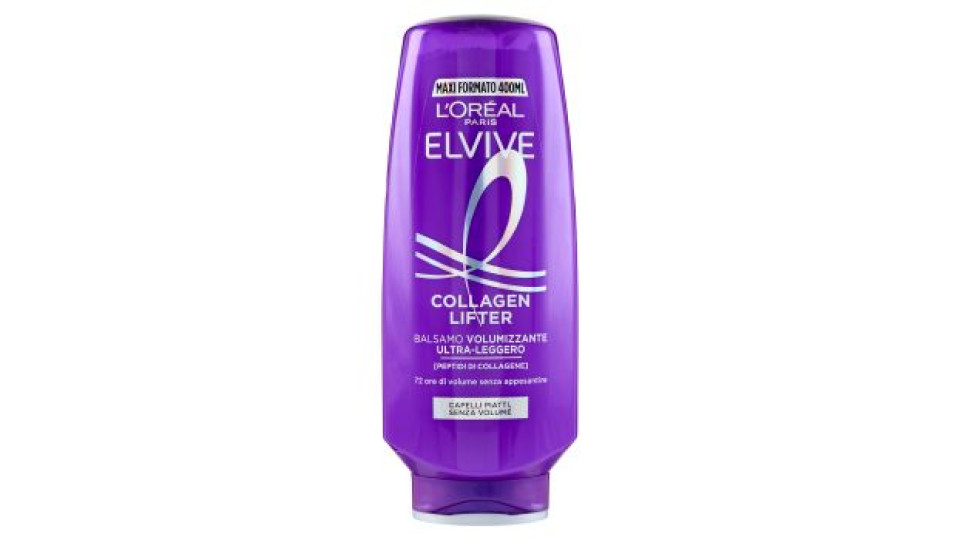 Elvive Collagen Lifter Balsamo Volumizzante Ultra-Leggero 400 ml