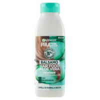 Garnier Fructis Hair Food, Balsamo idratante all'aloe per capelli disidratati, 350 ml