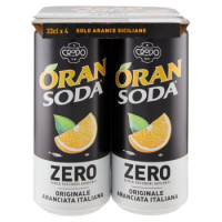 Oransoda Zero 4 x 33 cl