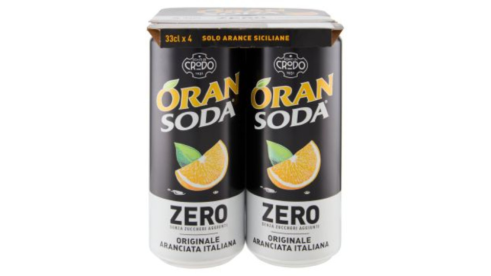 Oransoda Zero 4 x 33 cl