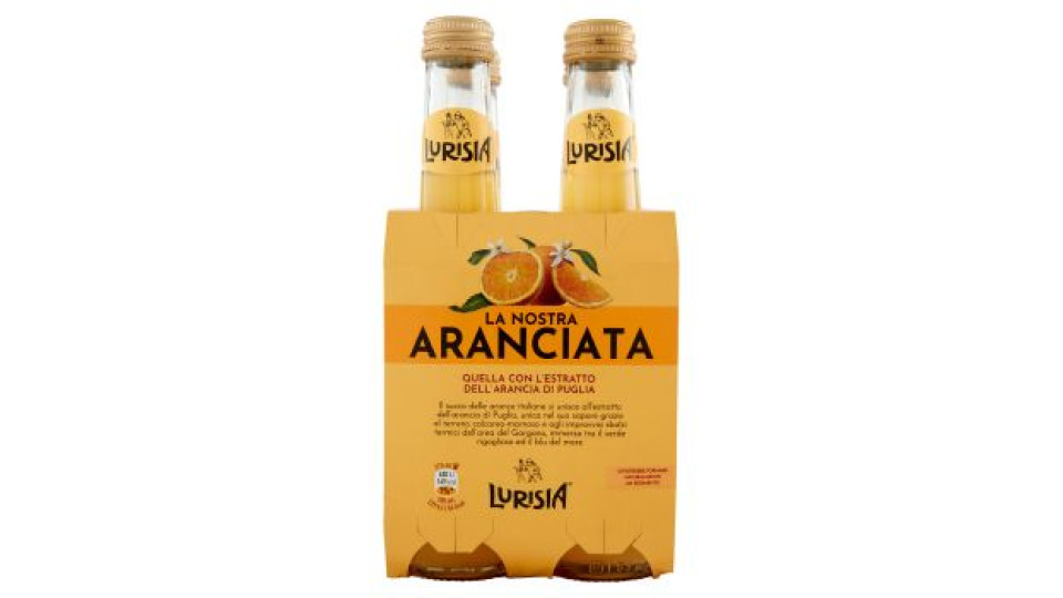 Lurisia la Nostra Aranciata confezione 4 x 275 ml