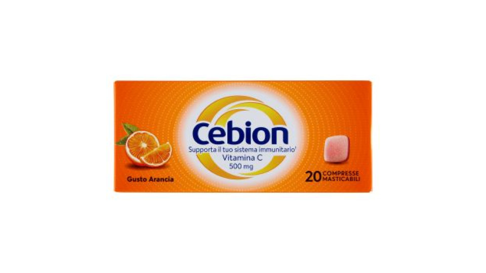 Cebion Gusto Arancia 20 Compresse Masticabili 36 g