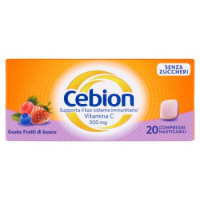 Cebion Gusto Frutti di Bosco 20 Compresse Masticabili 36 g