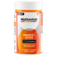 Multicentrum Immunità & Difesa con Sambuco Integratore Alimentare 30 capsule 48,0 g