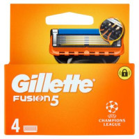 Gillette Fusion5 Lamette di ricambio per Rasoio da Uomo, 4 Ricariche
