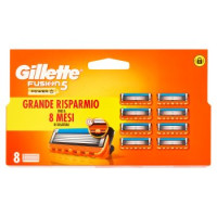 Gillette Fusion5 Power Lamette di ricambio per Rasoio da Uomo, 8 Ricariche