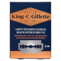 King C. Gillette Lame di Ricambio per Rasoio di Sicurezza da Uomo 10 Ricariche