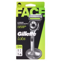 Gillette Labs Rasoio da Uomo Champion Gold Edition, 1 Manico + 1 Lametta + 1 Base