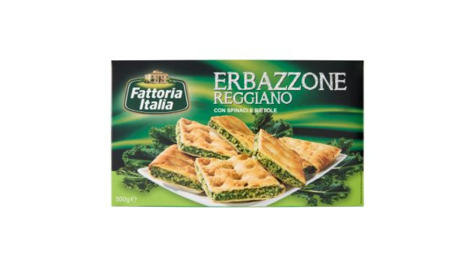 Fattoria Italia Erbazzone Reggiano con Spinaci e Bietole Surgelato 500 g