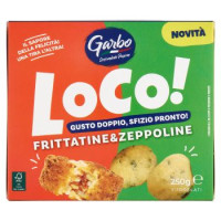 Garbo Loco! Frittatine & Zeppoline Surgelati 250 g