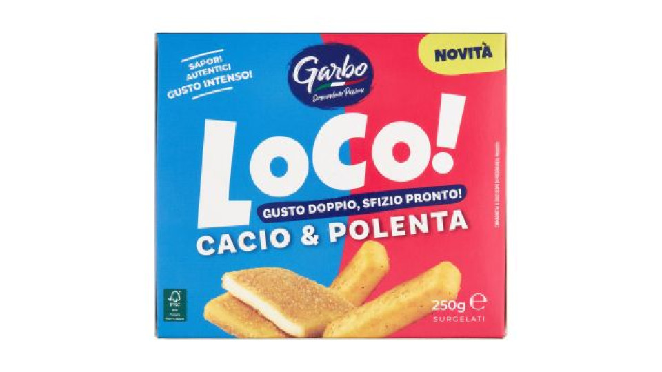 Garbo Loco! Cacio & Polenta Surgelati 250 g