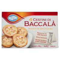Oggi Pesce 4 Cestini di Baccalà Surgelati 4 x 60 g