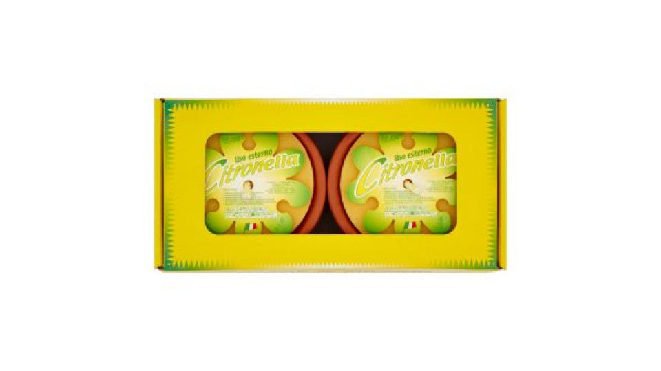 Ceraria Cicogna candele alla Citronella 2 pz