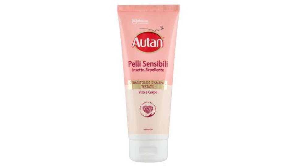 Autan Pelli Sensibili Gel Insetto Repellente e Antizanzare comuni e Tigri 100ml