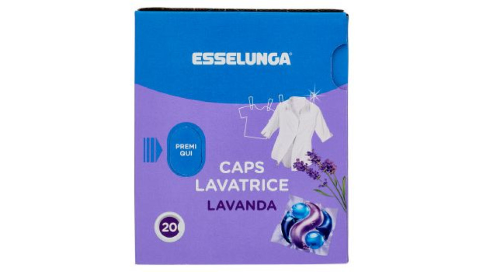 Esselunga Caps lavatrice lavanda 20 x 21 g