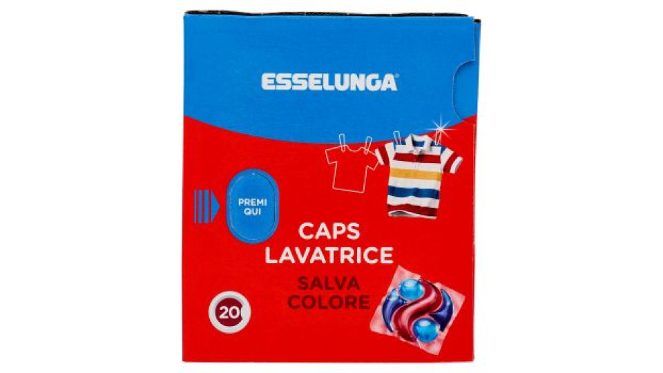Esselunga Caps lavatrice salva colore 20 x 21 g