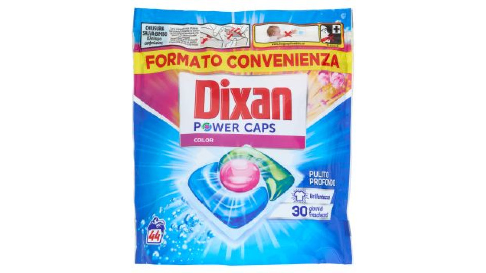 DIXAN Power Caps Color 44pz (616g)
