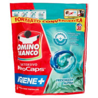Omino Bianco Detersivo IdroCaps Igiene+ Freschezza Alpina 30 x 19 ml