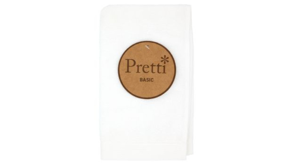 Pretti Basic Ospite Cm 30x50 Bianco