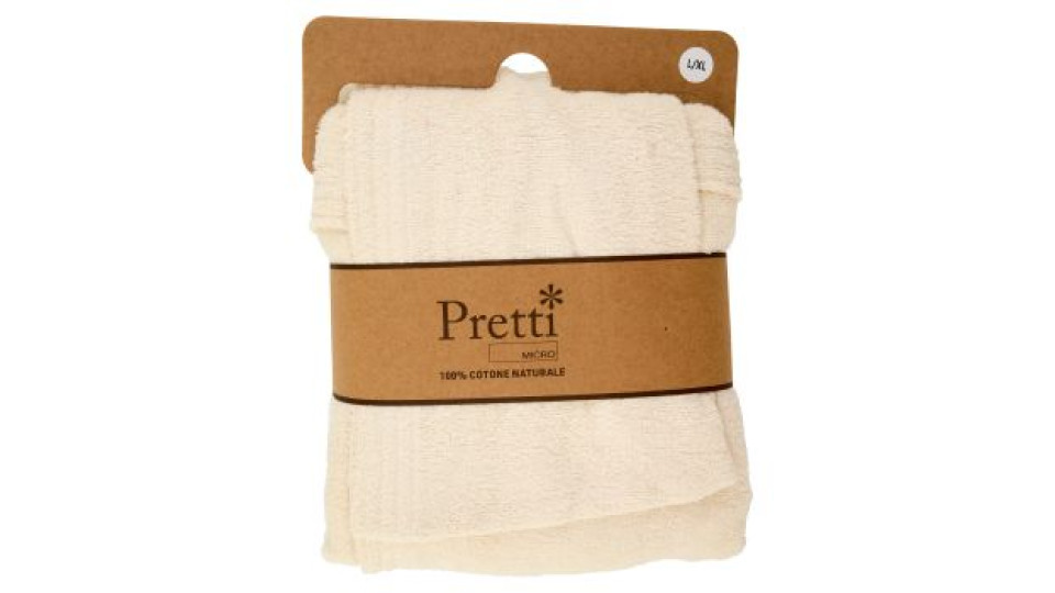 Pretti Micro Accappatoio Adulto Microspugna Taglia L/XL Naturale