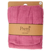 Pretti Micro Accappatoio Adulto Microspugna Taglia L/XL Mauve